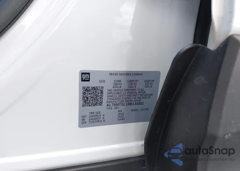 2024 Chevrolet Trailblazer Fwd Rs z USA, uszkodzony, nr VIN KL79MTSL1RB144983